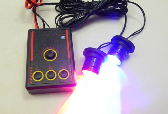 DC 12V светодиодный автомобиль мотоцикл вспышки светильник Strobe flash Предупреждение