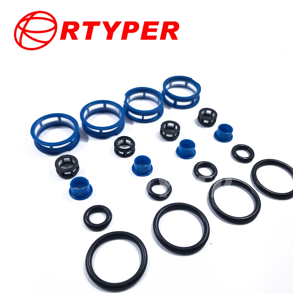 

Eight Sets Fuel Injector Repair Kit Micro Filter Oring Plastic Gasket Pintle Cap 02001 For Bosch Injector