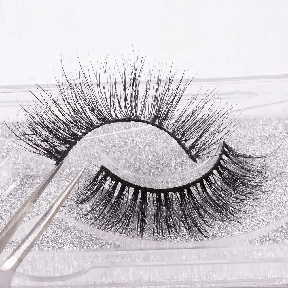 

WZSQJN Eyelashes 3D Mink Eyelashes Long Lasting Mink Lashes Natural Dramatic Volume Eyelashes Extension False Eyelashes 3D002