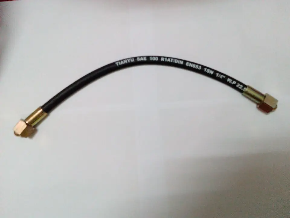 0.5m Steel wire braided hydraulic hose, pipe for argon input or output