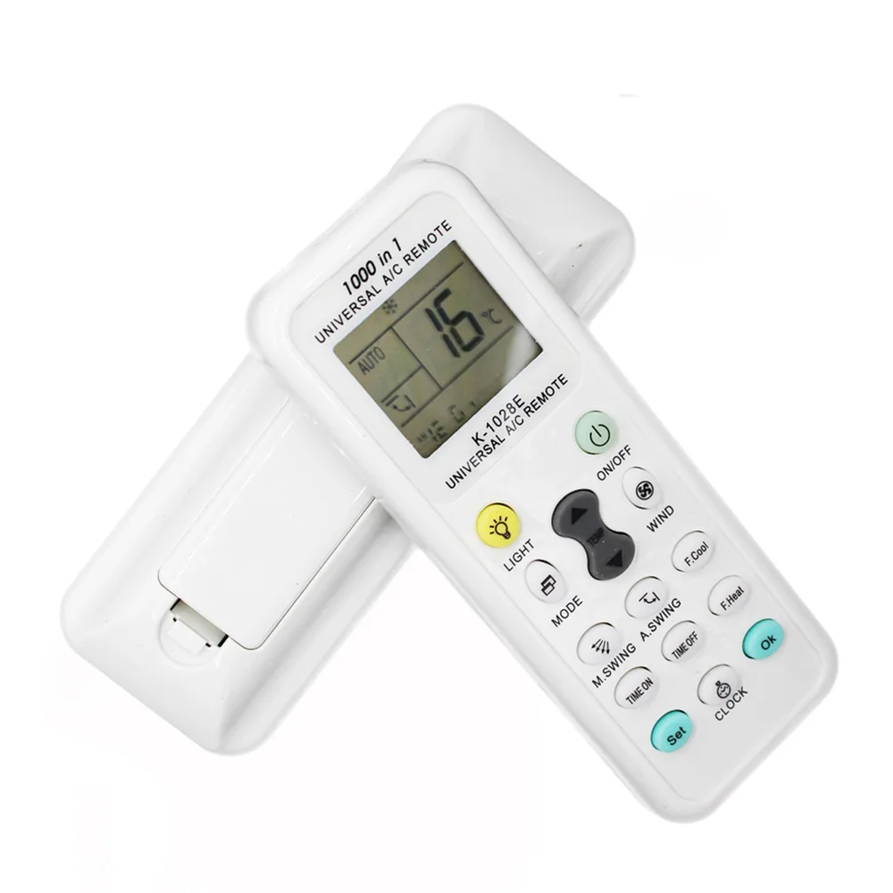 1000 in 1 universal AC LCD remote control K-1028E 1028E for air conditioner Low Power Consumption Remote Control Controller | Электроника