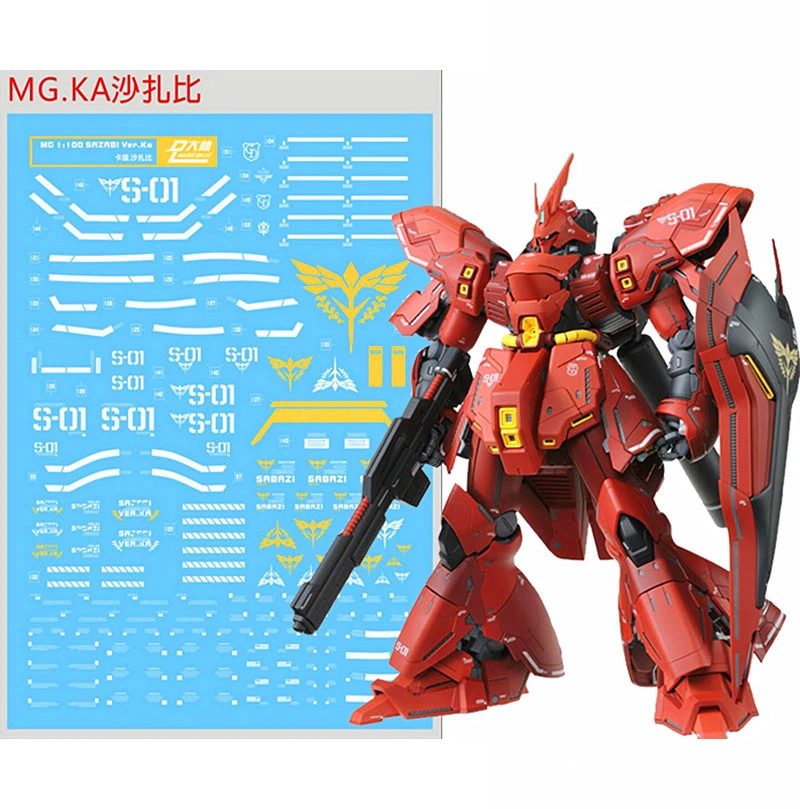 D L High Quality Decal Water Paste For Mg 1 100 Msn 04 Sazabi Ka Ver Dl019 Gundam Decal Gundam 1 100mg Gundam Aliexpress