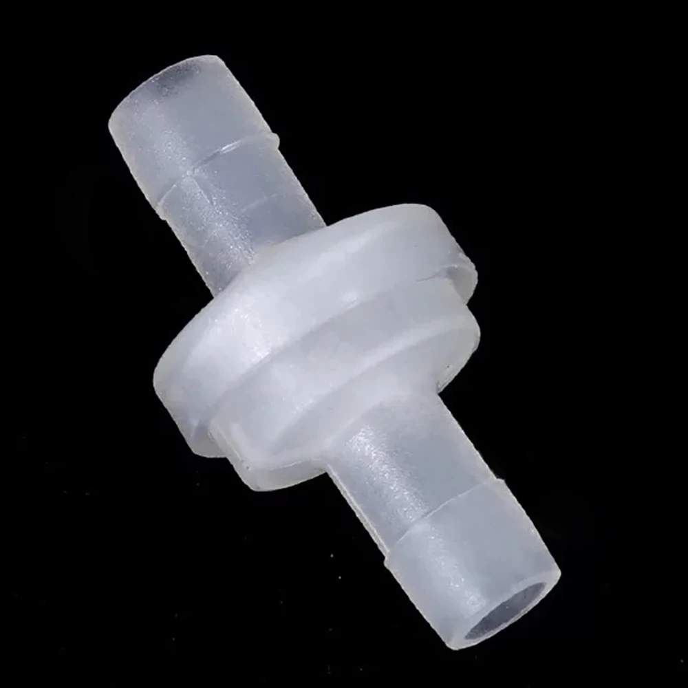 

JEAZEA 8mm White Plastic One Way Inline Check Valve Fuel Gas Liquid Water For Fuel Gas Liquid Ozone-Resistant Water Stop