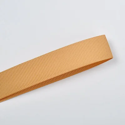 Elegant Yellow Gold Grosgrain Ribbon – 100 Yards for Gift Wrapping & Party Decorations