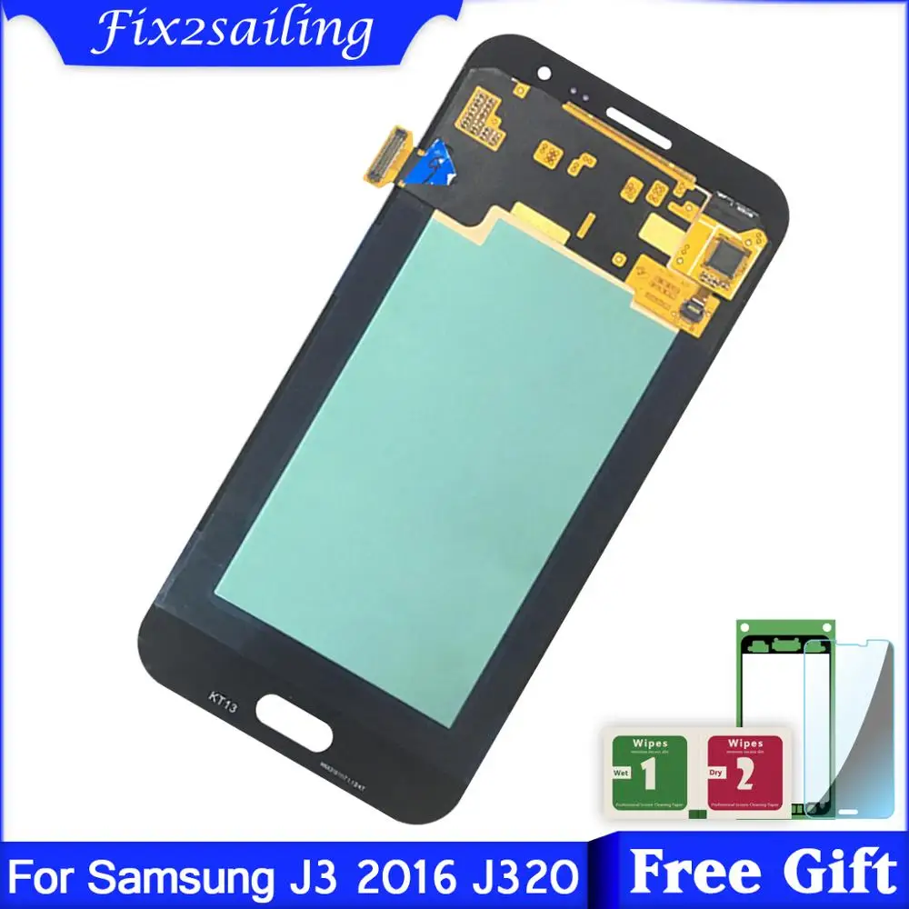 ЖК-дисплей Super AMOLED для Samsung Galaxy J3 2016 J320 J320F J320H J320M J320FN с сенсорным экраном и