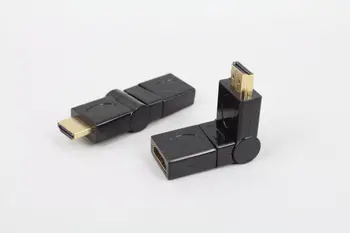 

Dinto 10pcs/lot HDMI Male to Female Adapter Converter 1080P Turn R/L 90 180 270 360 Degrees Angle Rotating HDMI Connector