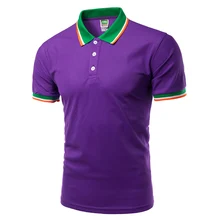 Новые мужские поло Homme летние модные однотонные рубашки поло с коротким рукавом брендовые облегающие дышащие рубашки поло размера плюс Xxxxl