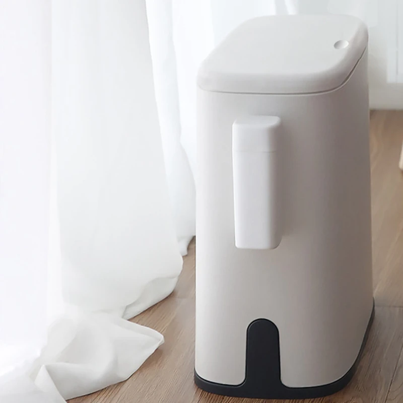 

11L Trash Can Bathroom Waste Bin Toilet Dustbin Trash Basket Garbage Bucket Garbage Bag Holder Storage Container