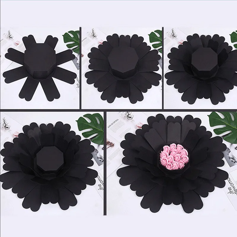 

Novelty DIY Surprise Bomb Explosion Box Memory Scrapbook Photo Album Anniversary Gift Box Romantic