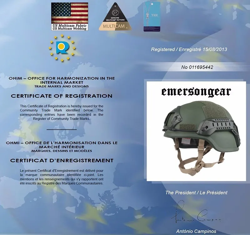 Emersongear ACH MICH 2000, специальный тактический шлем для страйкбола, пейнтбола, военный шлем EM8978, 8 цветов на выбор