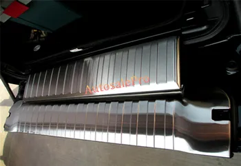 

For BMW X5 F15 2014 2015 Stainless Chrome Outer Rear Bumper Guard Plate Cover 2pcsset trim New
