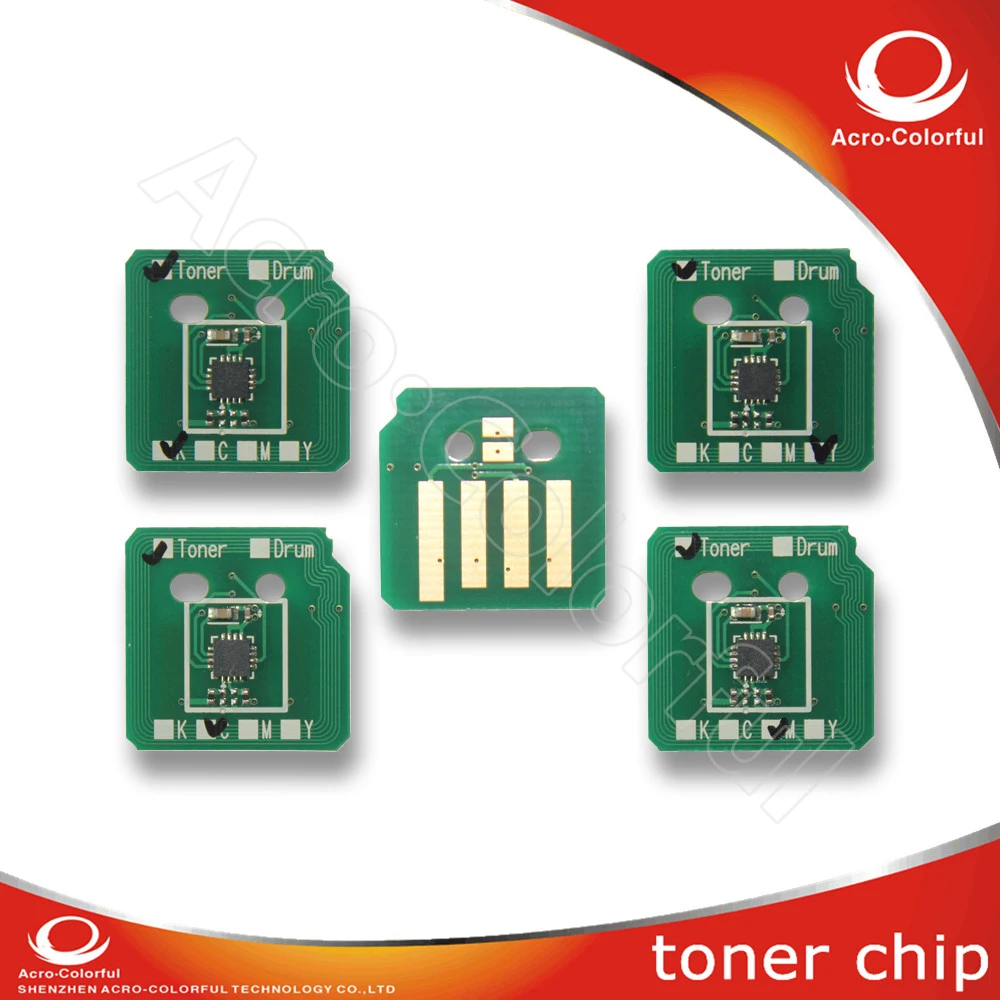 5 комплектов 50K барабанный чип перезаправленный для DELL C5130cdn Тонер лазерного принтера картридж