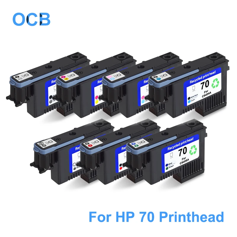 Cabeça de Impressão Cabeça de Impressão para hp para hp 70 C9409a C9410a para hp Designjet Z5200 Z5400 Z2100 Z3100 Z3200 C9404a C9405a C9406a C9407a C9408a - Imagem 2