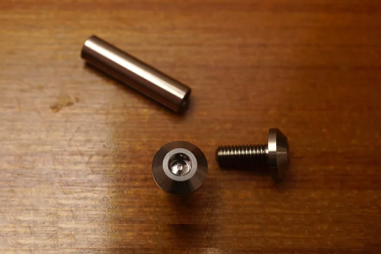 

1 set JP8/JXP/FA073 Bolts Fasteners Rear Shock Absorbers Titanium Ti Nuts Flange screw
