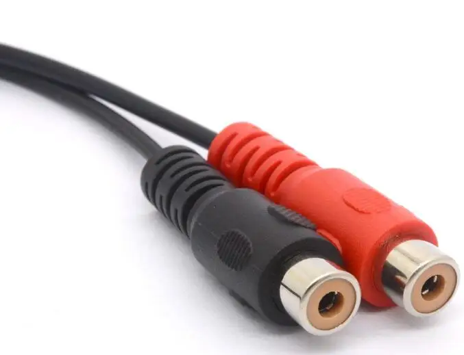 Кабель разветвитель LBSC 6 35 RCA мм 1/4 дюйма со штекером стерео TRS на 2 разъема