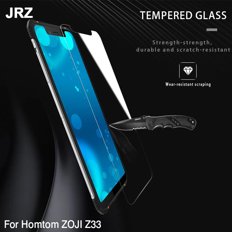 JRZ для HOMTOM зоджи Z33 телефон Стекло пленка Экран протектор ультра тонкая пленка 5,85 дюймов для HOMTOM зоджи Z33 Защитная закаленная пленка