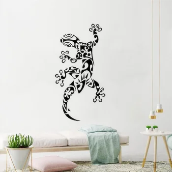

Climbing Lizard Wall Sticker Cool Gecko Pattern Vinyl Wall Poster Creative Home Decoration Wild Animals Wall Decals AZ253