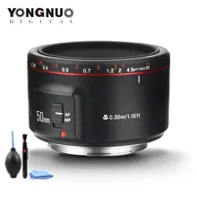 YONGNUO YN50mm F1.8 объектив YN50mm F1.8 II объектив EF 50 мм для Canon Большая диафрагма Авто фокус линзы для 700D 750D 800D 5D Mark II IV