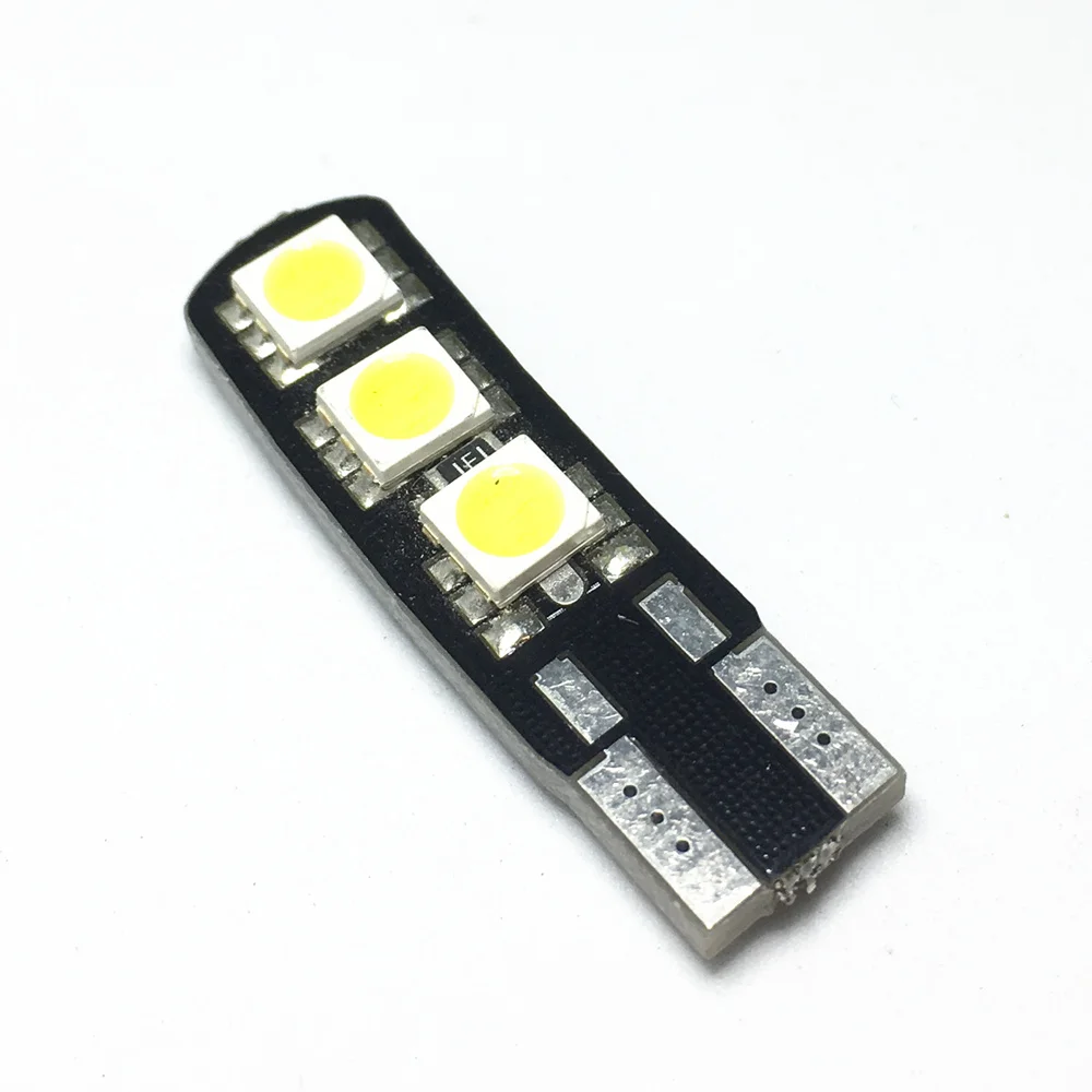 1 шт. светодиодный двойной светильник T10 W5W SMD 5050 194 168 Canbus без ошибок | Автомобили и