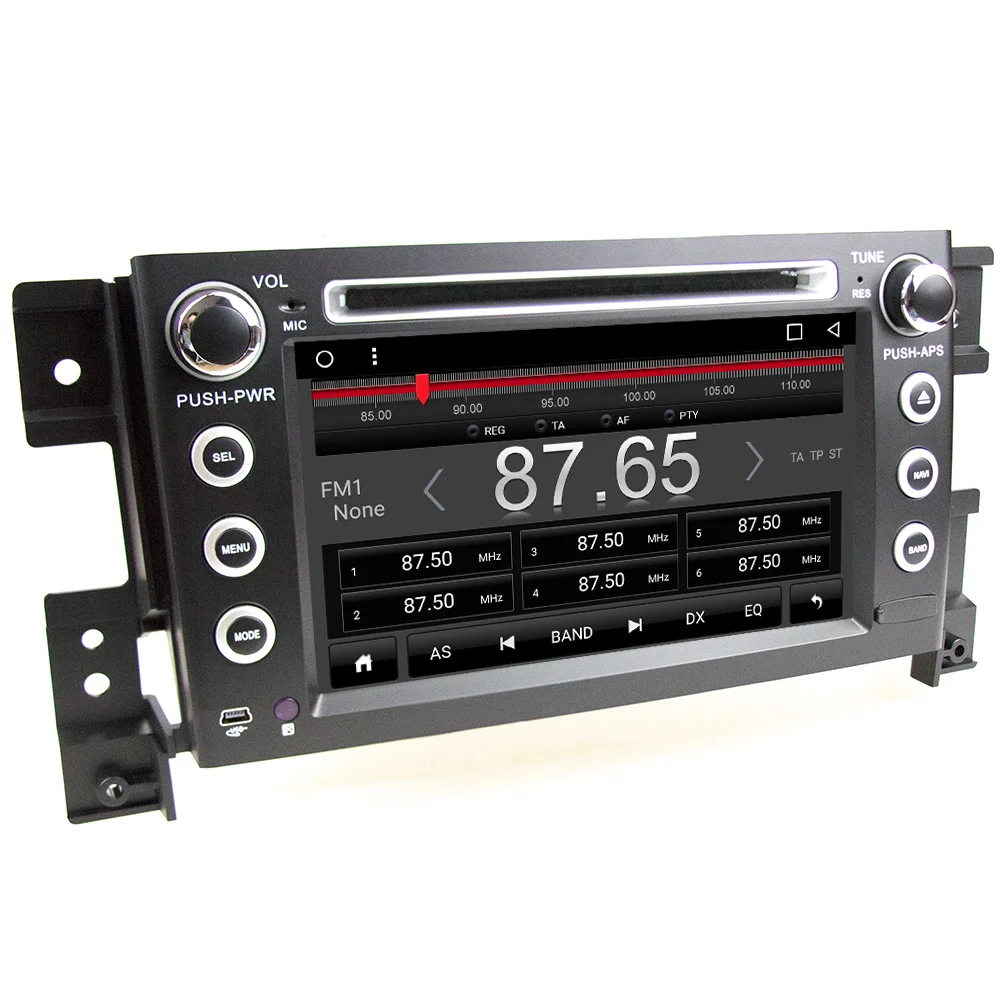 Discount Eunavi 2 Din 7 inch tda7851 Android 8.1 Car Dvd Player For Suzuki Grand Vitara Radio Stereo GPS in dash car pc 1024*600 HD wifi 2