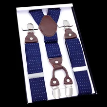 Европейская и американская мода 3,5*110 м четыре-клип печатных кожаный топ подтяжки FY18081611