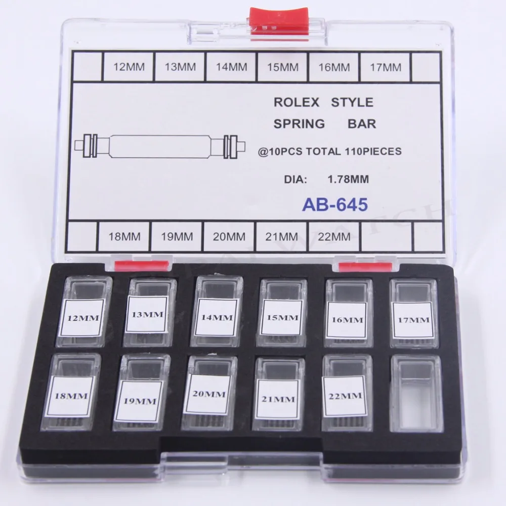 

Free Shipping 110pcs Stainless Steel 1.78mm Dia Spring Bar for Rlx Watch Replacement