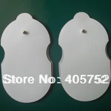 DHL,, 1000 шт./партия(500 пар), белые электродные накладки хорошего качества для иглоукалывания, массажа и похудения