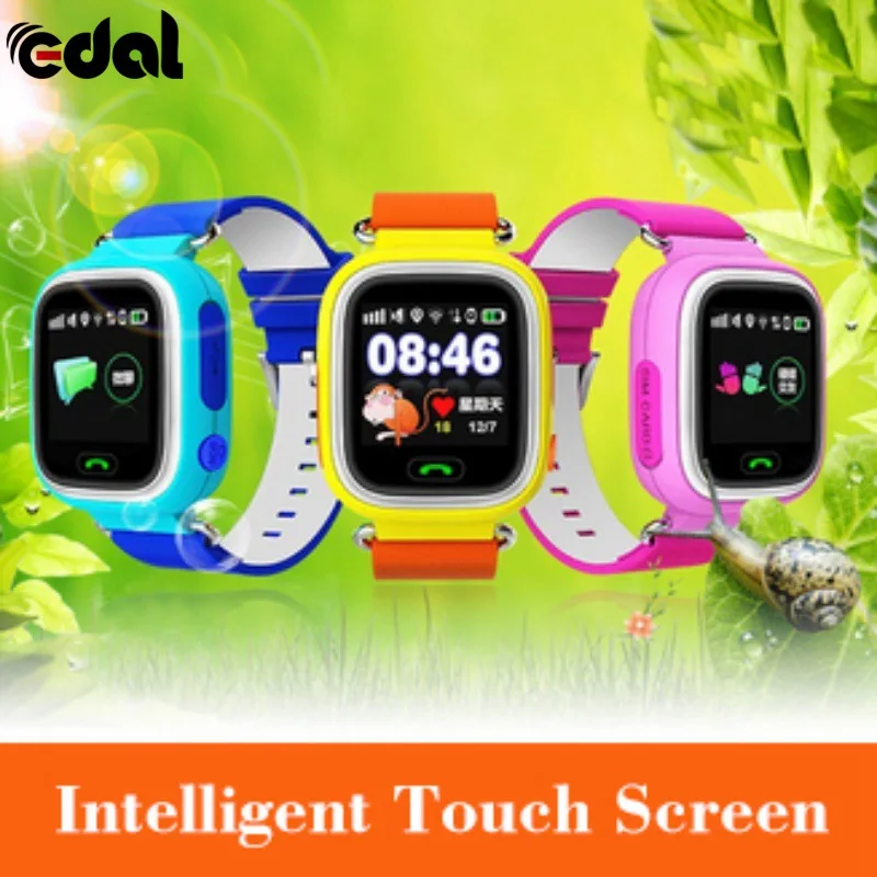 GPS Child Smart Watch Phone Position 3 Colors Children Watch 1.22 inch Touch Screen WIFI SOS Smart Baby Watch Dropshipping