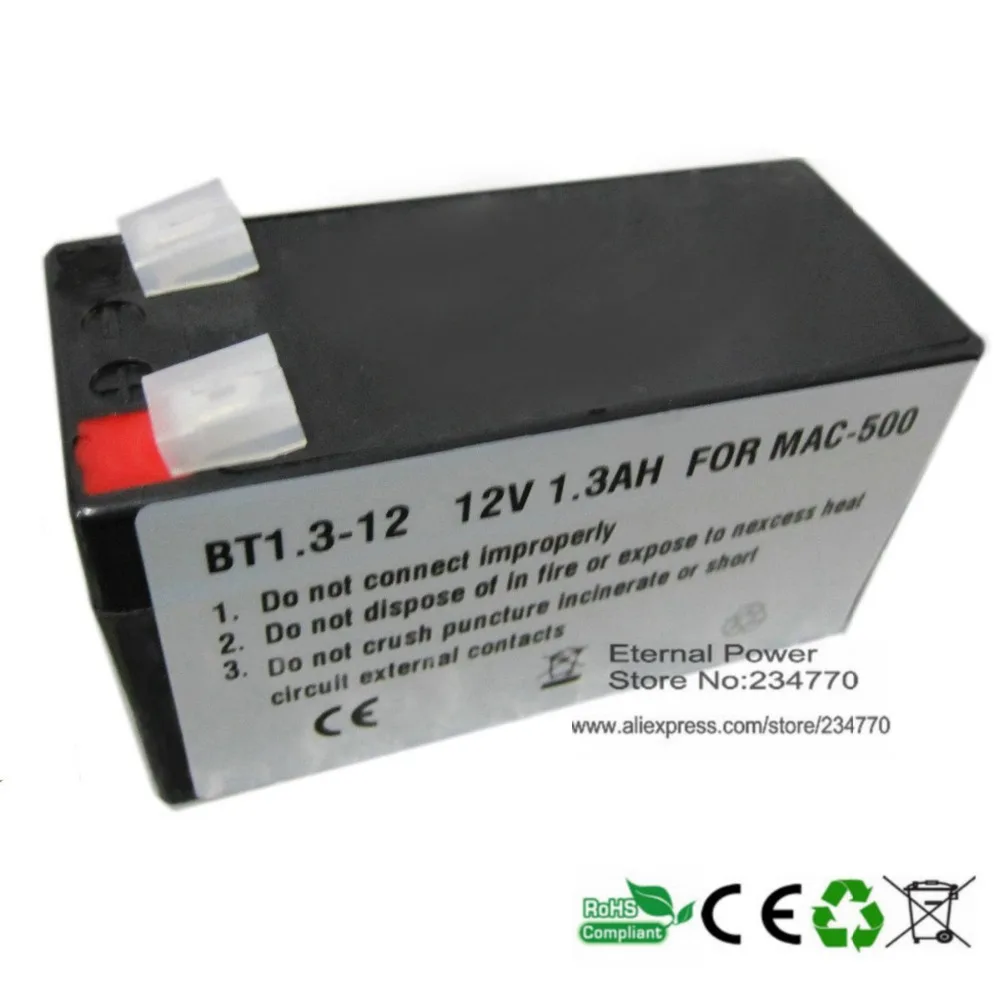 Сменная медицинская батарея для GE Marquette Mac 500 аккумуляторная ecg BT1.3 12|battery for|battery
