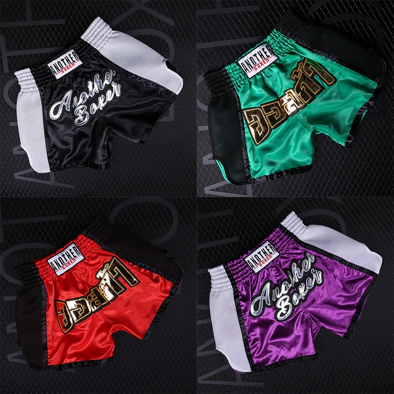 

Men's sport Fight Boxing Fitness Breathable Quick Dry Pants boxing shorts muaythai shorts Muay Thai shorts mma boxeo