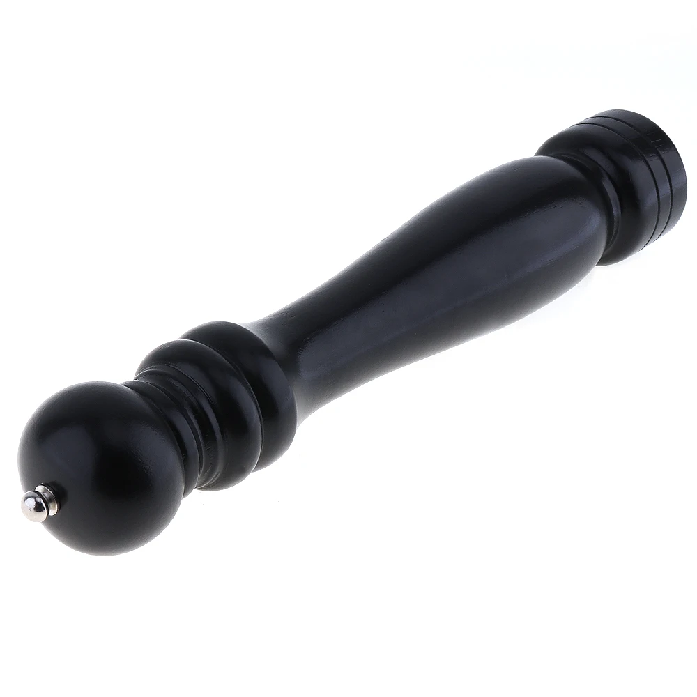 5/10/12 Inch Wooden Salt Pepper Grinder Spice Mills Hand Movement Wood Pepper Mill with Ceramic Grinding Cord for Kitchen