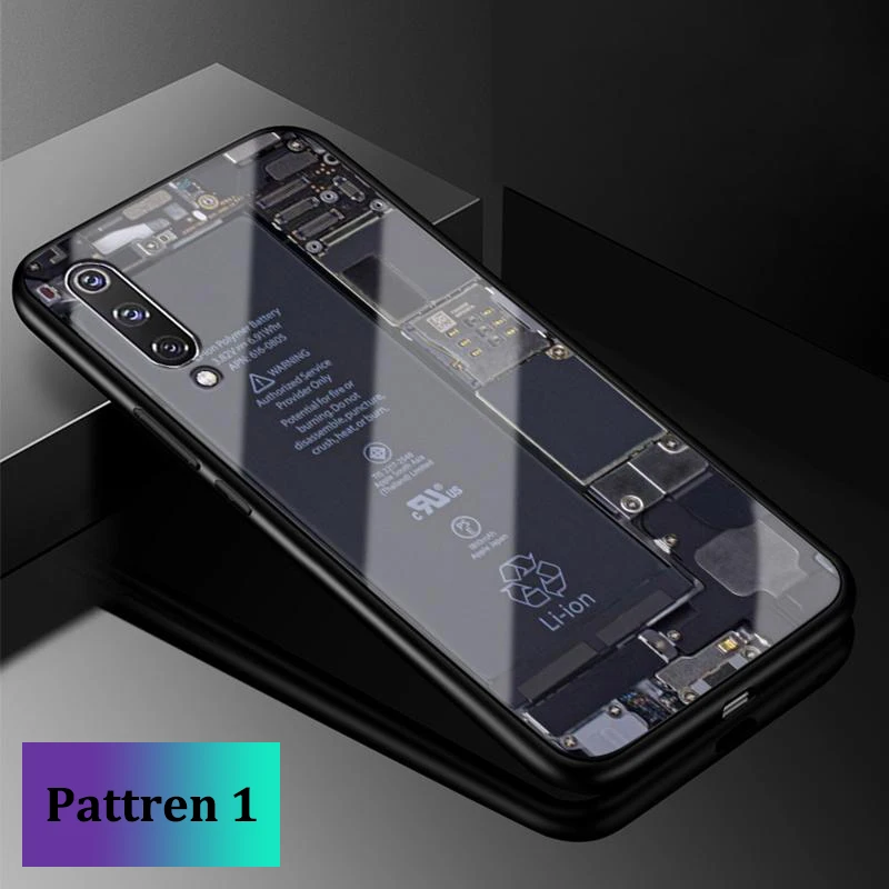 Чехол из закаленного стекла GFAITH для samsung Galaxy A70, Версия Телефона, дизайн, чехол с полным покрытием для samsung A10 A50 A30 A20 - Цвет: Pattern-1