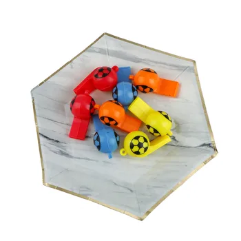 

8Pcs/lot plastic whistles toys Training Football Whistle Whistle Survival Outdoor cheerleading toys for kids children