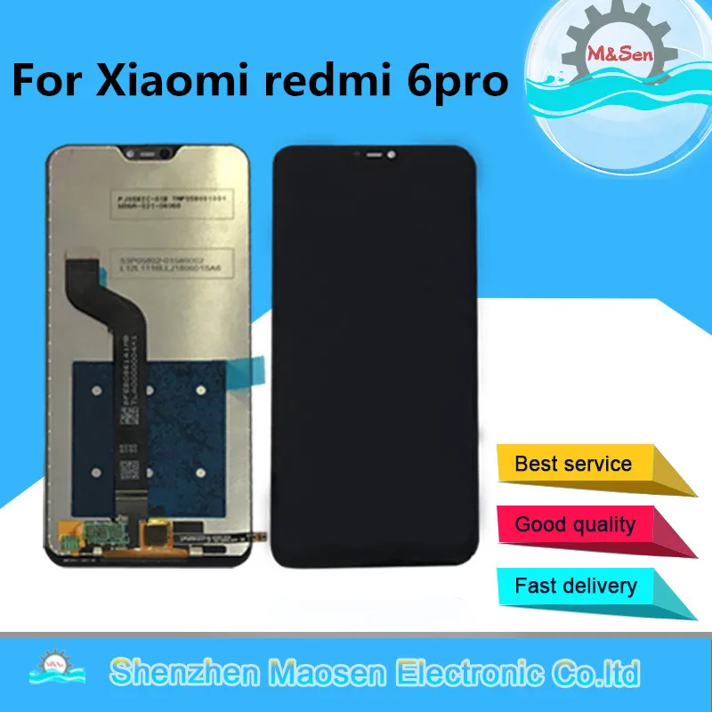 ЖК дисплей 5 84 &quotM &amp Sen для Xiaomi Redmi 6Pro/Redmi 6 Pro экран с сенсорной панелью дигитайзер A2