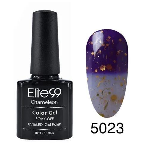 Elite99 изменение температуры УФ Гель-лак для ногтей маникюр термо-гель лак для ногтей изменение настроения цвет Гибридный лак - Цвет: 5023