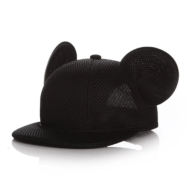 

2019 New Hot Sale High Quality Fashion Cute Big Ears Baseball Caps Boys Girls Lovely Summer Mesh Sun Hat