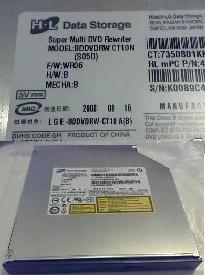 Комбинированный привод DVD для ноутбука 12 7 мм HL CT10N CT21N CT21L Привод - Цена: 4 104,91 руб.