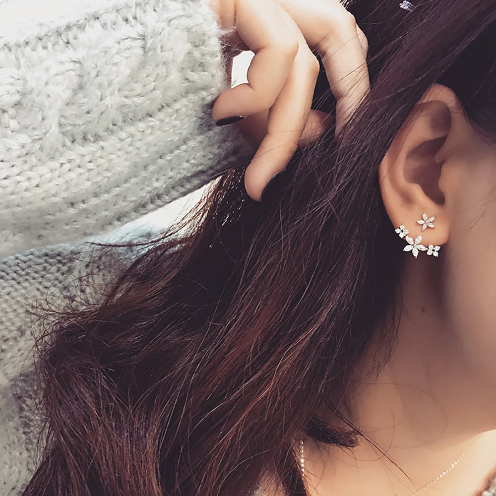 S925 серебряные иглы серьги стержня для Для женщин гипоаллергенные повесить