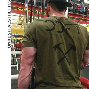 

OA Muscle Men's Summer New Fitness T Shirts Bodybuilding Casual Slim Fit Short Sleeve Jogger Workout Pullover Exercise Tops Tee