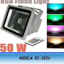 50 Вт RGB светодиодный Цвет Изменение свет потока лампы 4000LM 85-265 В Открытый Spotlight