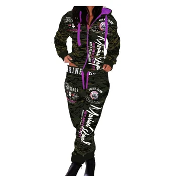 

ZOGAA 2018 New women two piece outfits Women's Fashion Hooded Sweatshirt and Pants Sets 3 Colors sweat suits women