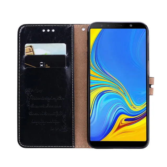 Роскошный флип-чехол для samsung J6, чехол для samsung J6Plus, деловой кожаный кошелек для samsung Galaxy J6 Plus, чехол J6+ Etui