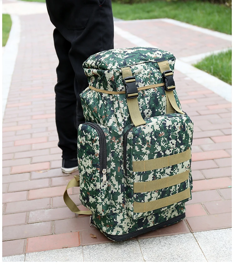 Камуфляжный рюкзак большой емкости для путешествий, рюкзаки для мужчин и женщин, спортивный рюкзак, тактическая посылка, рюкзаки 70L