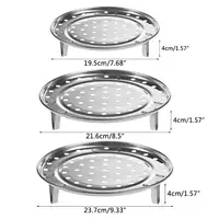 1PC Stainless Steel Steamer Tray Rack 6