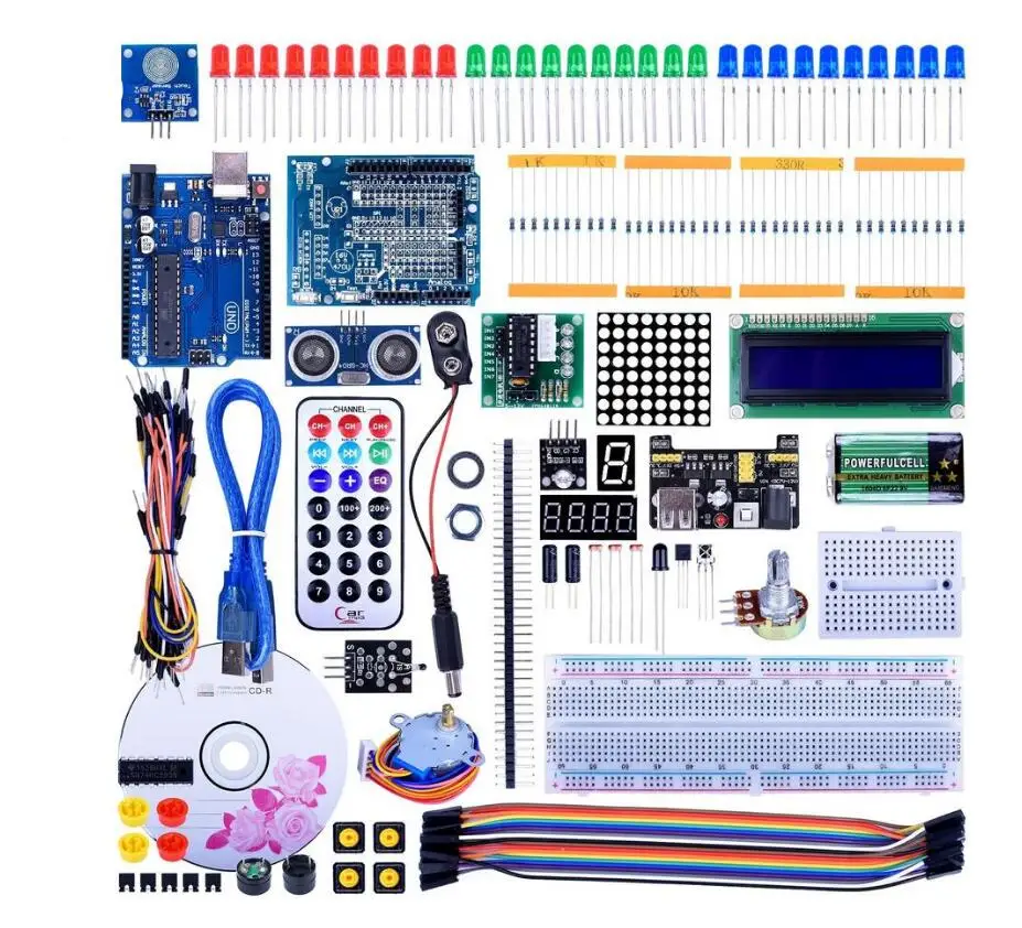 UNO R3 Project Super Starter Kit with Free Tutorial for Arduino,Complete Robotics Sensor Kit wholesale with box UNO R3 Project Super Starter Kit with Free Tutorial for Arduino,Complete Robotics Sensor Kit wholesale with box