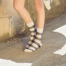 Японские уличные многоцветные сетчатые хлопковые носки Harajuku Art носки хлопковые рождественские подарки для женщин девочек зимние женские носки