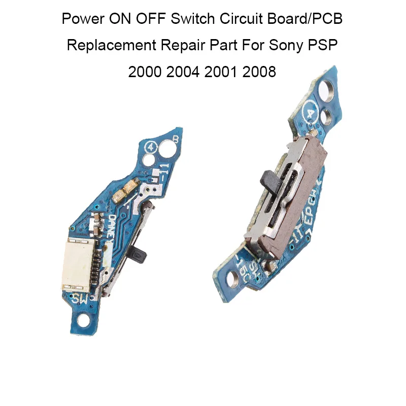 Абсолютно 1 шт. для psp замена питания включения выключения платы/PCB ремонт части для sony для psp 2000 2004 2001 2008 серии