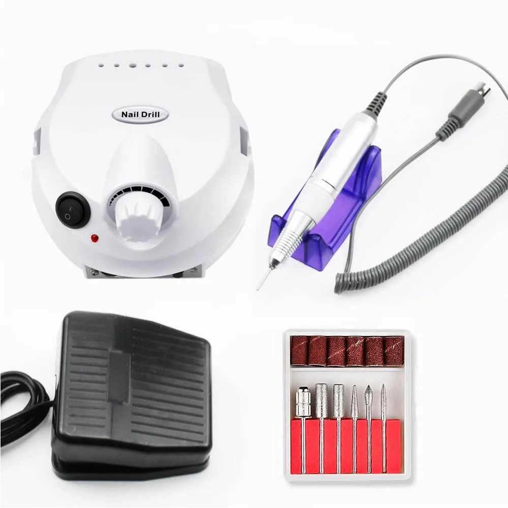 

300-35000RPM Electric Nail Drill Machine Manicure Kit Diamond Pedicure Nail Files Drill Pen Apparatus Equipment For Manicure