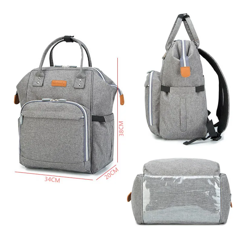 Diaper Bag Mummy Maternity Nappy Bags For Baby Stroller Bag Large Capacity Travel Backpack Nursing Bag For Baby Care (8)