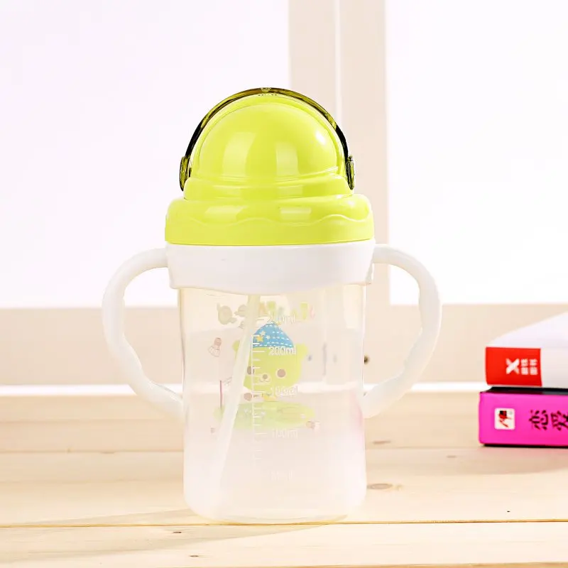 Детская кружка для кормления Baby Cup дети учатся для кормления питья воды соломенная ручка бутылки Mamadeira Сиппи учебный Поильник 280 мл